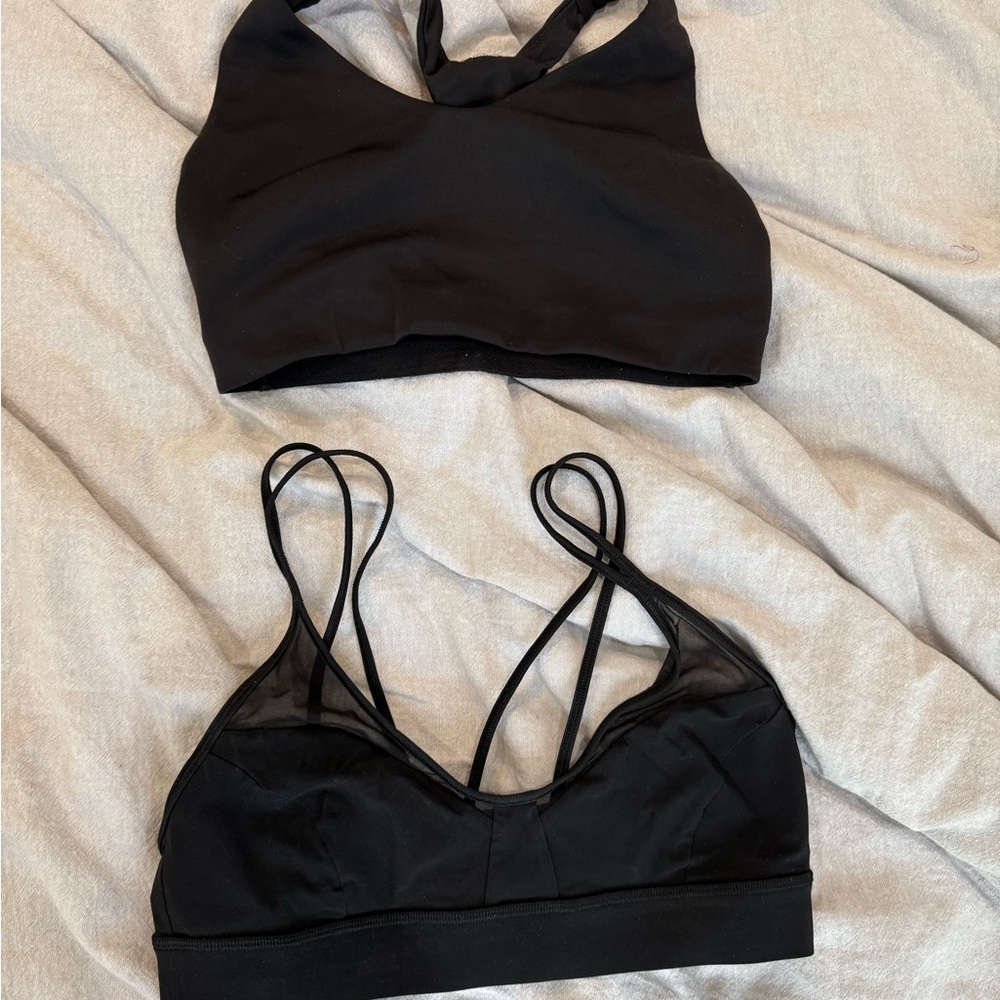 Lululemon Athletica Black Sports Bras
